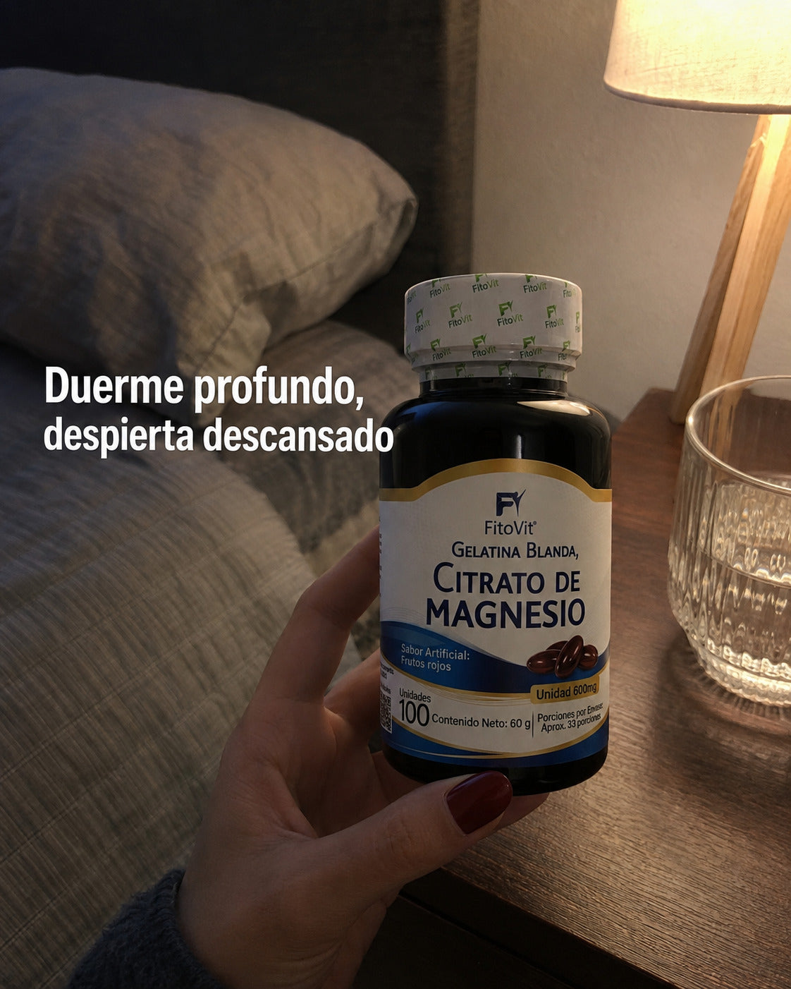 Citrato de Magnesio 600mg – Descanso y Energía